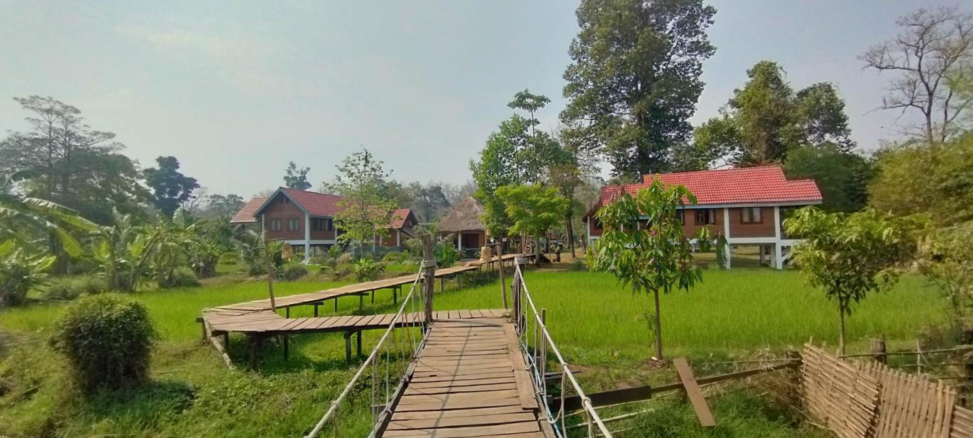 Bolaven Garden Bungalow And Tent - Tad Lo Ban Kiangtat ภายนอก รูปภาพ