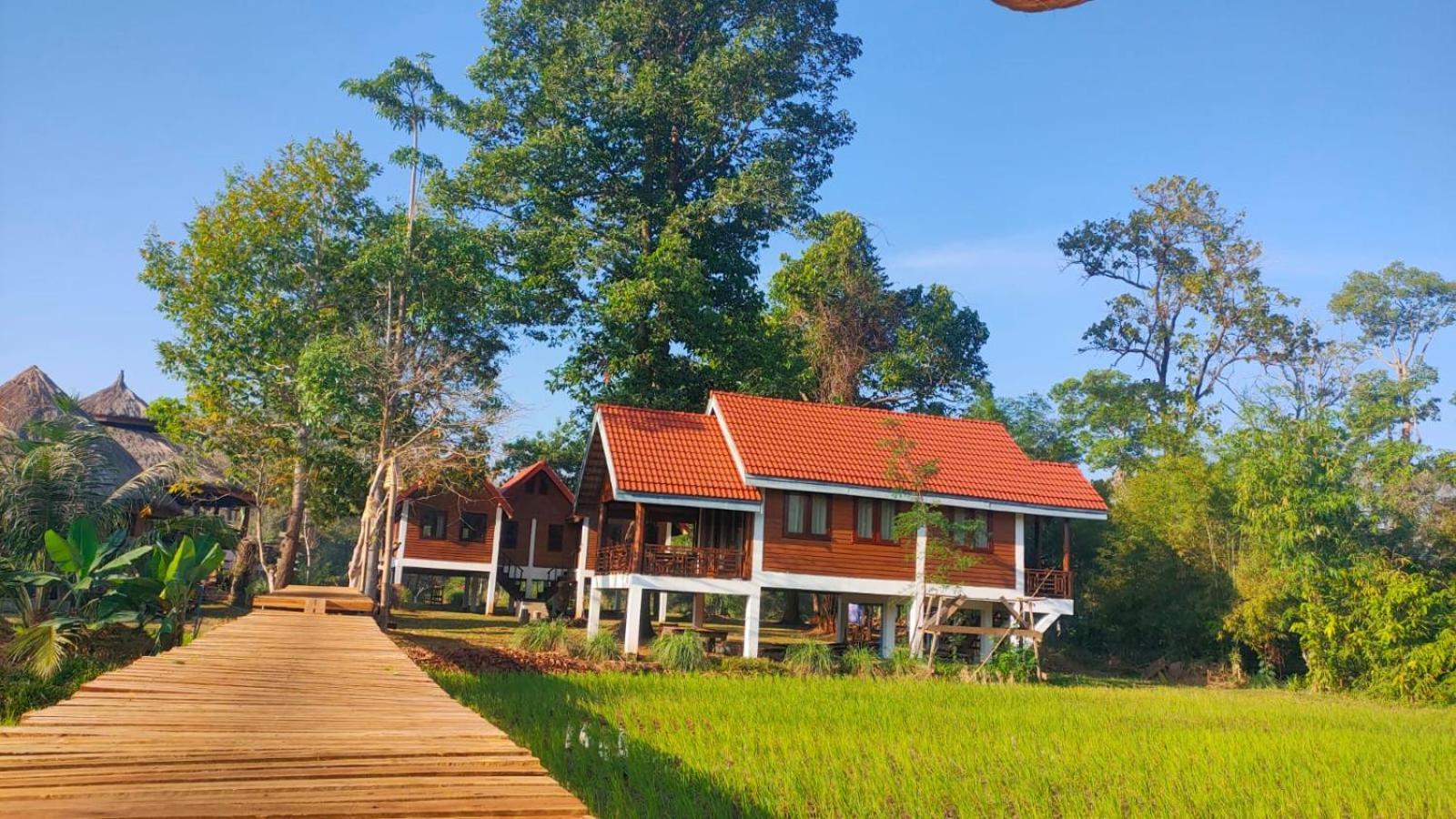 Bolaven Garden Bungalow And Tent - Tad Lo Ban Kiangtat ภายนอก รูปภาพ